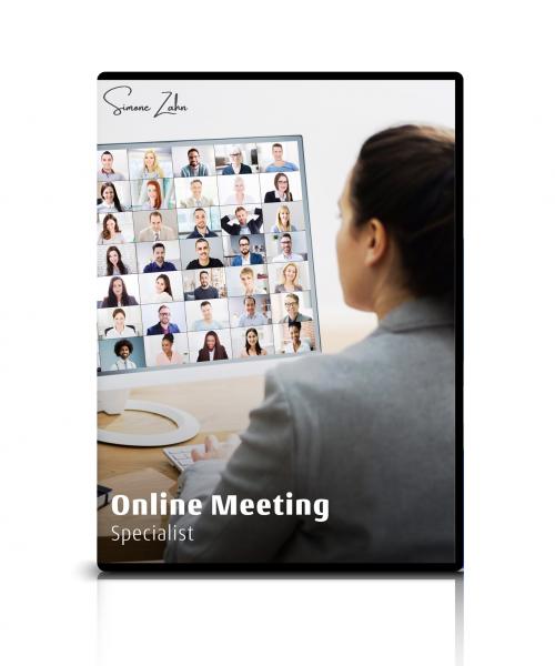Online Meeting Covermotiv mit einer Webkonferenz